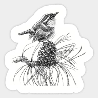 cute little bird 02 Sticker